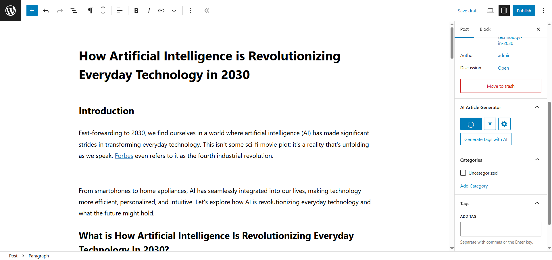AI Article Generator