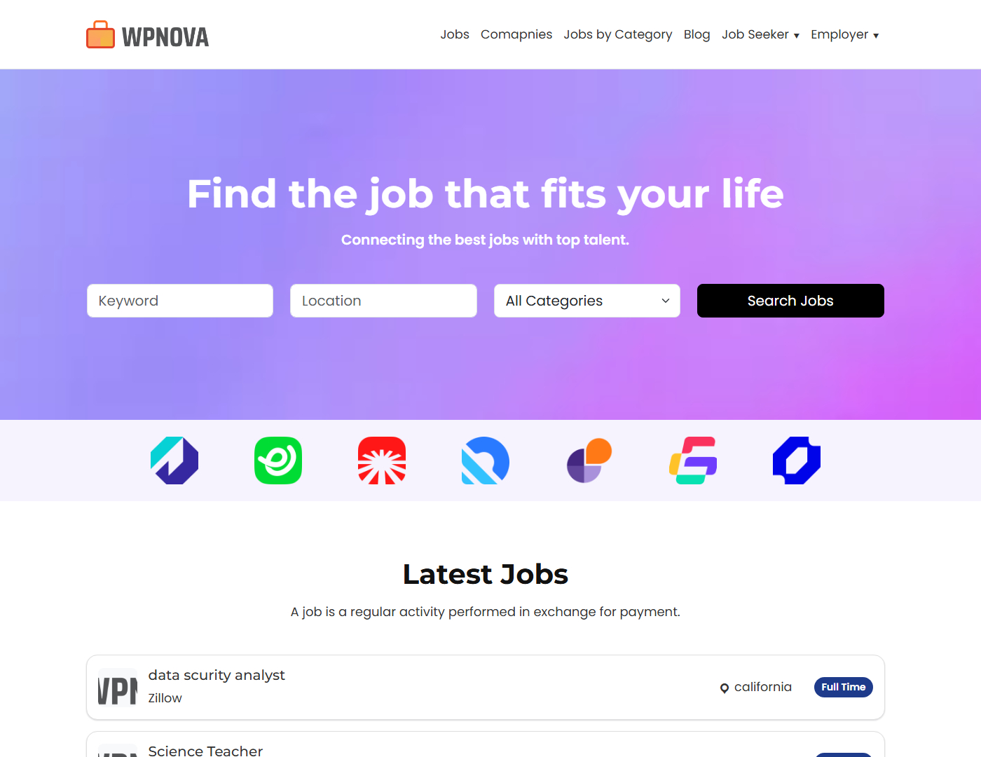 Wordpress Job Board Theme